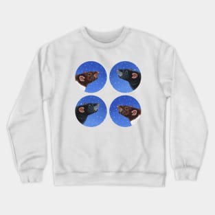 Rats in the Snow Crewneck Sweatshirt